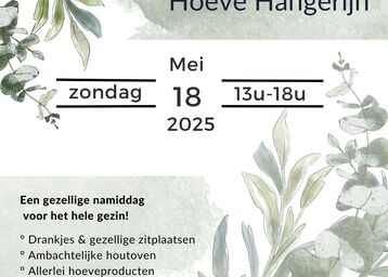 Hoevemarkt - Hoeve Hangerijn - zondag 18 mei 2025