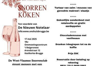 Etentje van de snorrenclub zaterdag 17 mei 2025